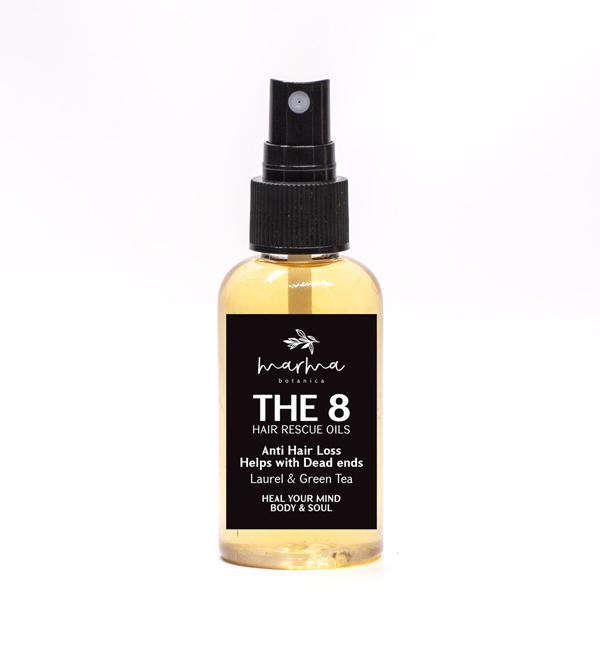 MARMA BOTANICA THE 8 LAUREL AND GREEN TEA HAIR OIL New Earth