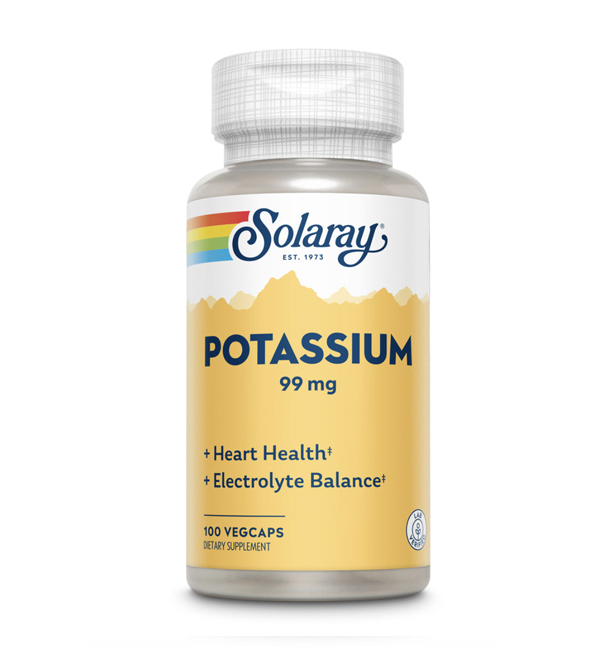 SOLARAY POTASSIUM 99mg New Earth