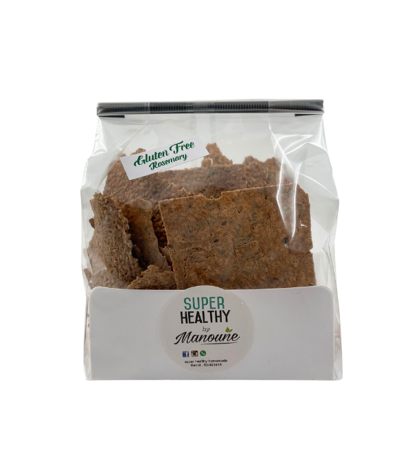 SUPER HEALTHY BUCKWHEAT ROSEMARY CRACKERS New Earth
