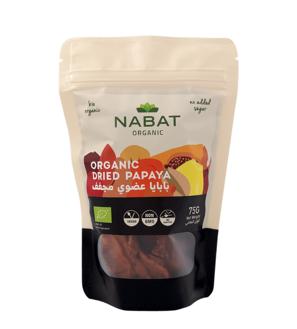NABAT ORGANIC DRIED PAPAYA New Earth