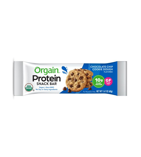 ORGAIN CHOCOLATE CHIP COOKIE DOUGH PROTEIN BAR New Earth