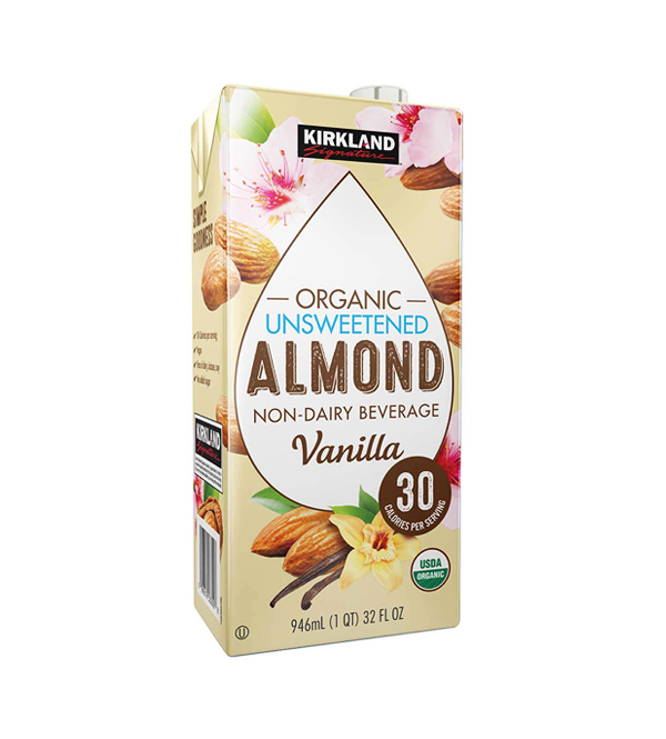 KIRKLAND UNSWEETENED VANILLA ALMOND MILK New Earth