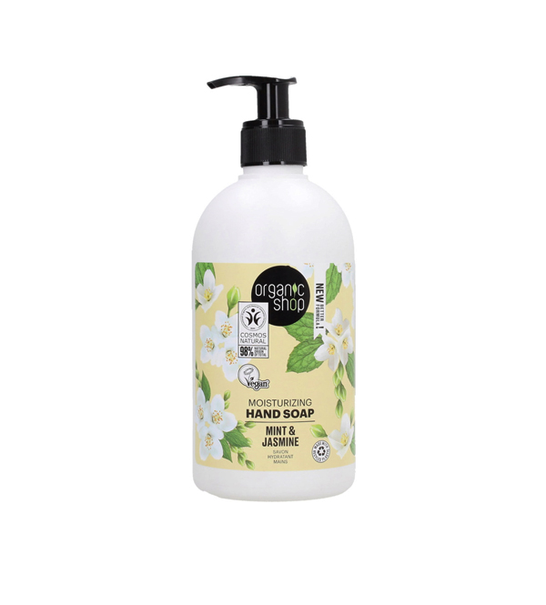 ORGANIC SHOP MOISTURIZING JASMINEMINT HAND SOAP New Earth