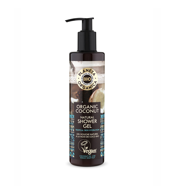 ORGANICA COCONUT NATURAL SHOWER GEL New Earth
