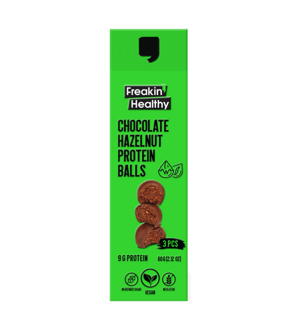 FREAKIN HEALTHY PROTEIN BALLS CHOCO HAZELNUT New Earth