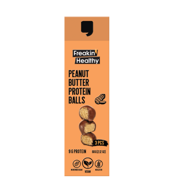 FREAKIN HEALTHY PROTEIN BALLS PEANUT BUTTER New Earth