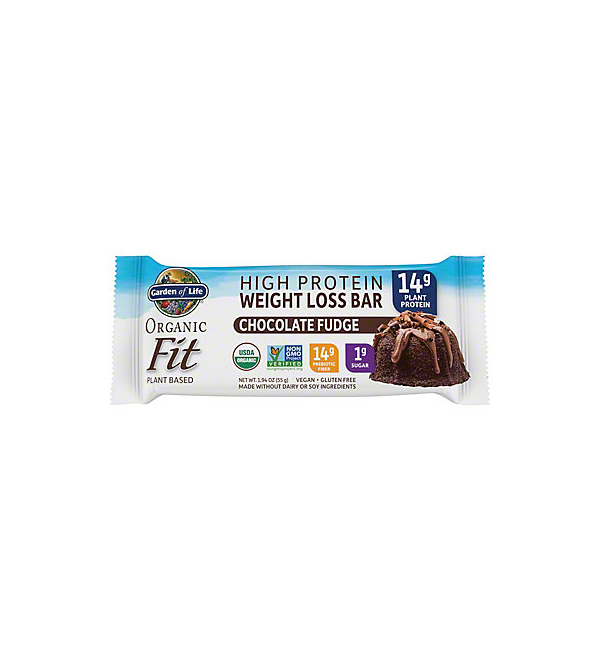GARDEN OF LIFE ORGANIC FIT CHOCOLATE FUDGE BAR New Earth