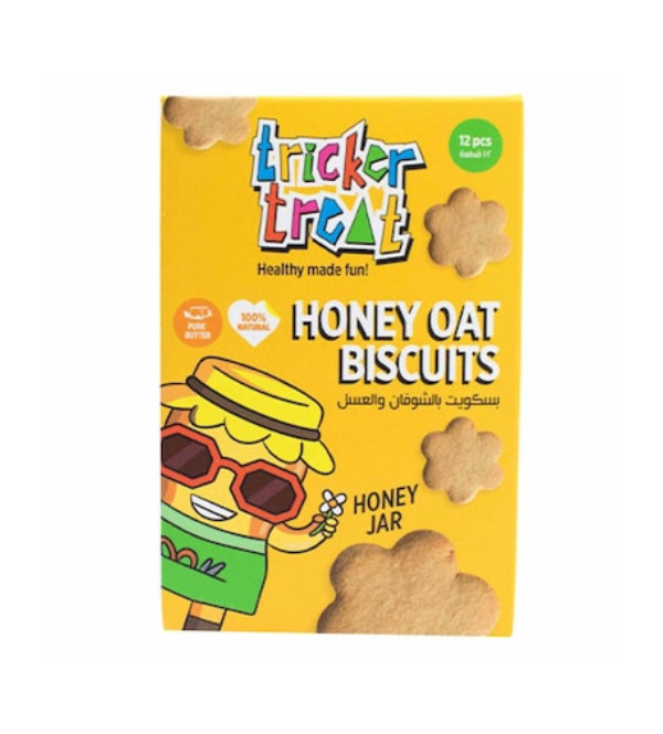 TRICKER TREATS HONEY JAR OAT BISCUITS 30G New Earth