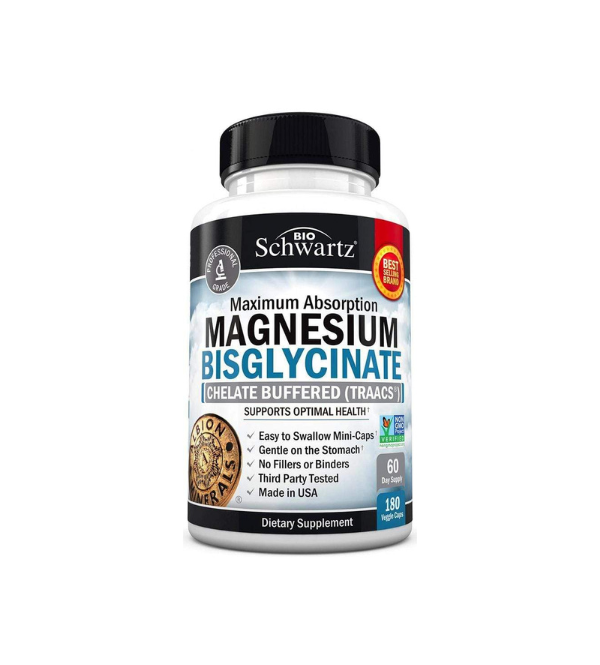 BIOSCHWARTZ MAGNESIUM BISGLYCINATE CAPSULES New Earth
