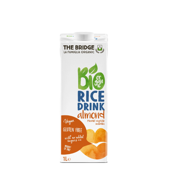 THE BRIDGE BIO RICE ALMOND DRINK New Earth