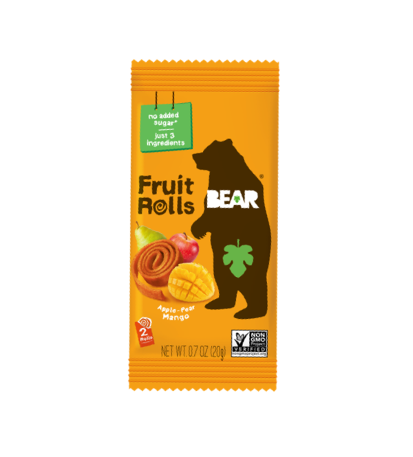 BEAR APPLEPEAR MANGO FRUIT ROLL New Earth