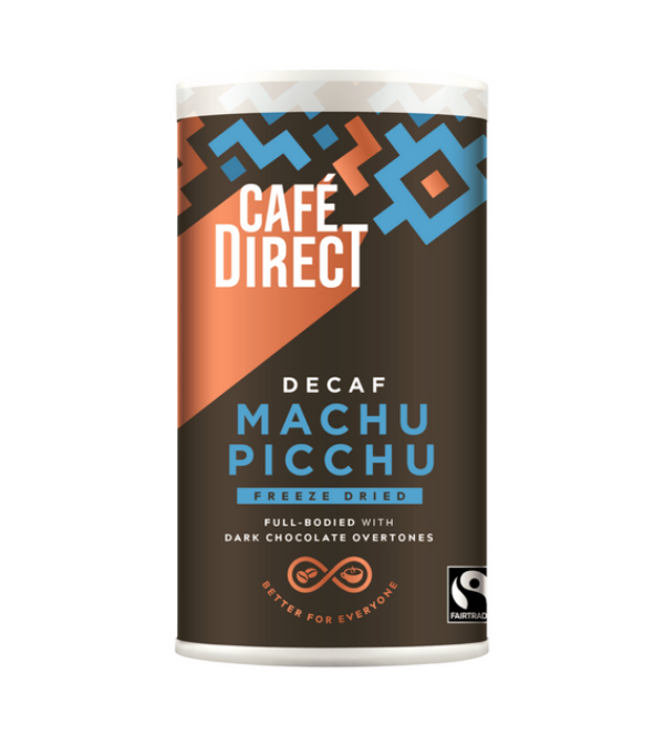 CAFE DIRECT MACHU PICCHU DECAF INSTANT COFFEE New Earth