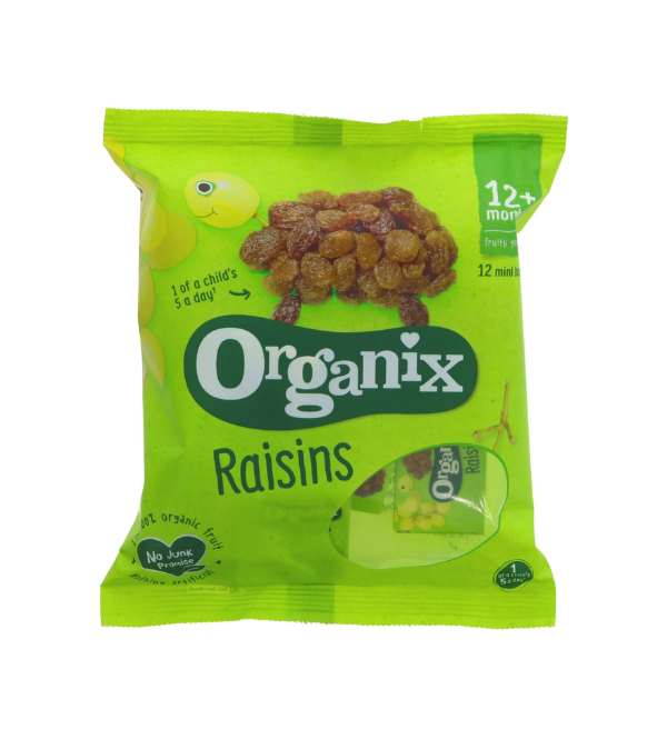 ORGANIX RAISINS MINI BOXES New Earth